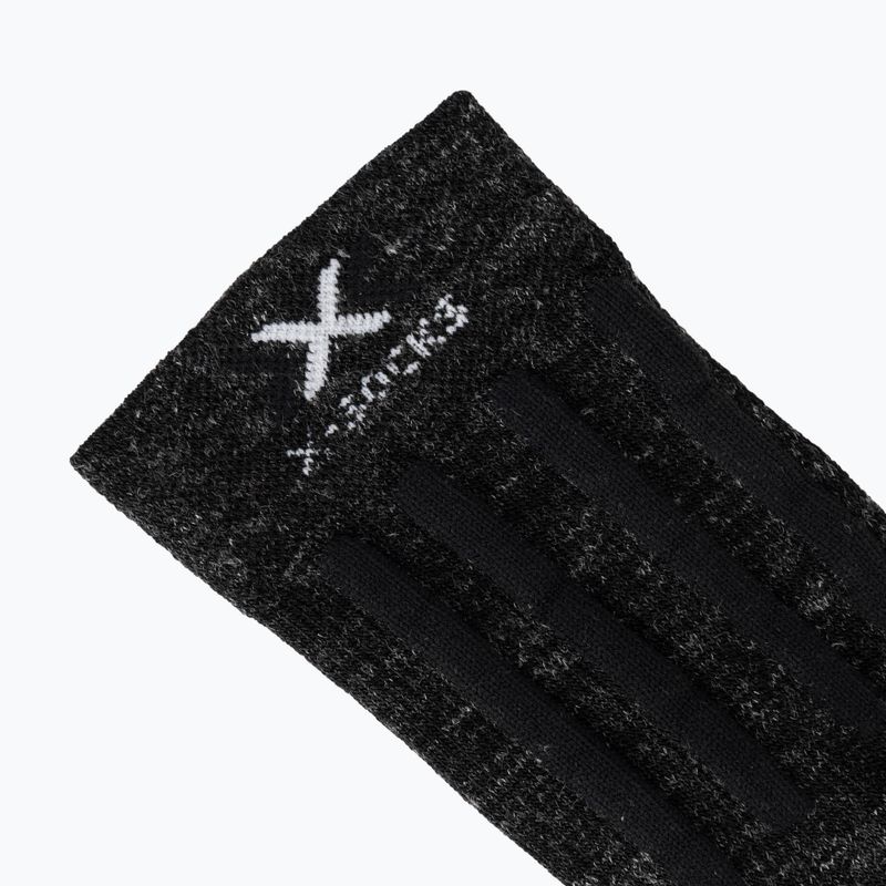Calze X-Socks Trek X Linen dolomite grey melange/opal black 3