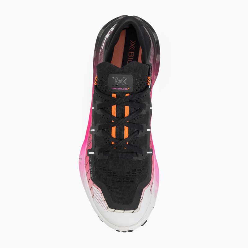 Scarpe da corsa X-Bionic Terraskin X00/C x nero/x bianco/rosa fluo 5