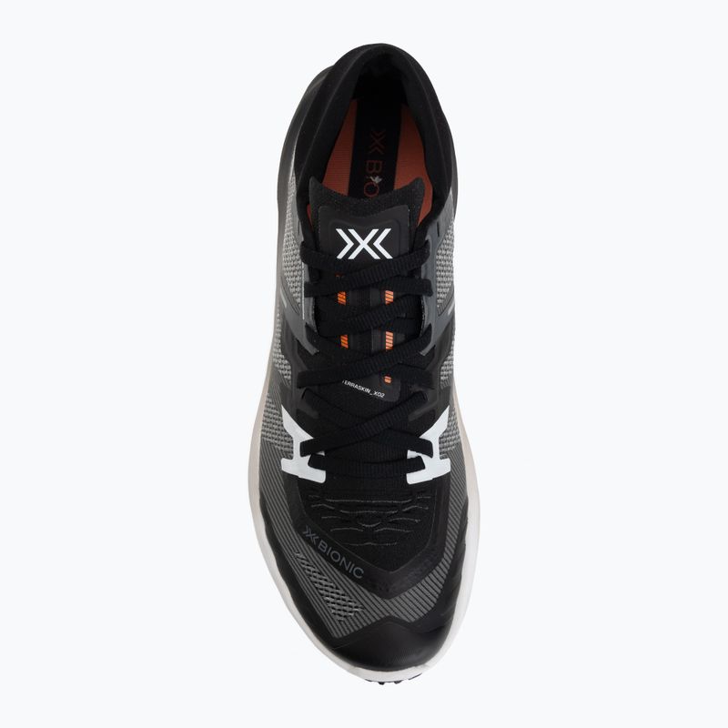 Scarpe da corsa + calzini X-Bionic Terraskin X01 x black/x white 5