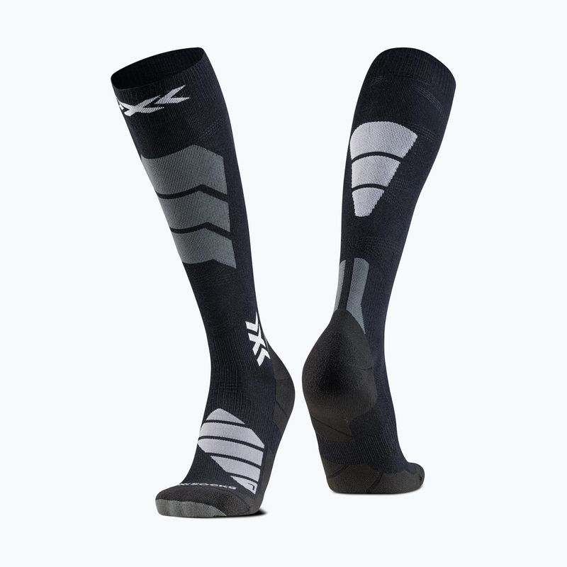 Calze da sci X-Socks Ski Expert Silk Merino Otc x black/light grey