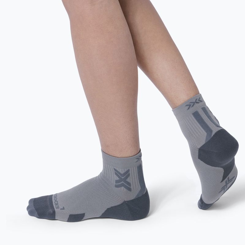 Calzini da uomo X-Socks Run Discover Ankle raincloud/x black 4