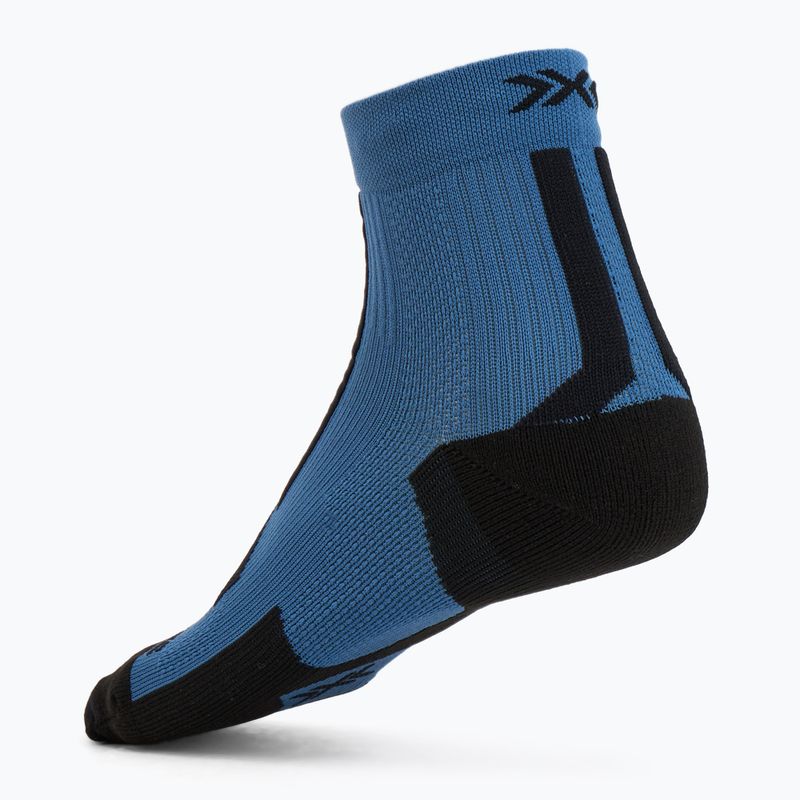 X-Socks Trailrun Discover Ankle calzini blu minerale/x nero 2