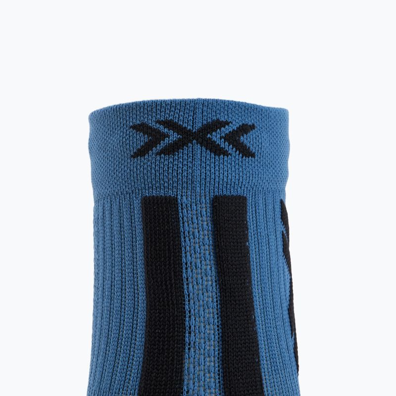 X-Socks Trailrun Discover Ankle calzini blu minerale/x nero 3
