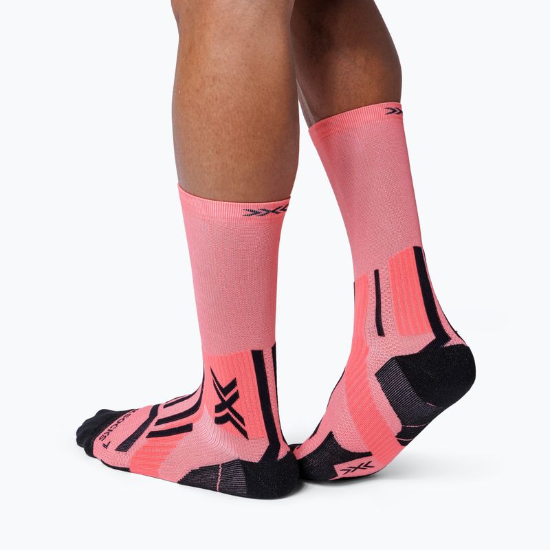 Calze X-Socks Trailrun Perform Crew dusty rose/x black 3