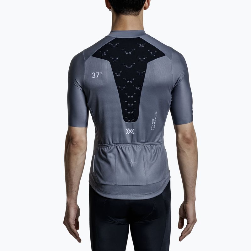 Maglietta da ciclismo da uomo X-Bionic Corefusion Ride Jersey rhino grey 3
