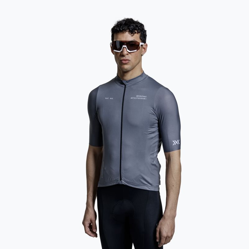 Maglietta da ciclismo da uomo X-Bionic Corefusion Ride Jersey rhino grey 4
