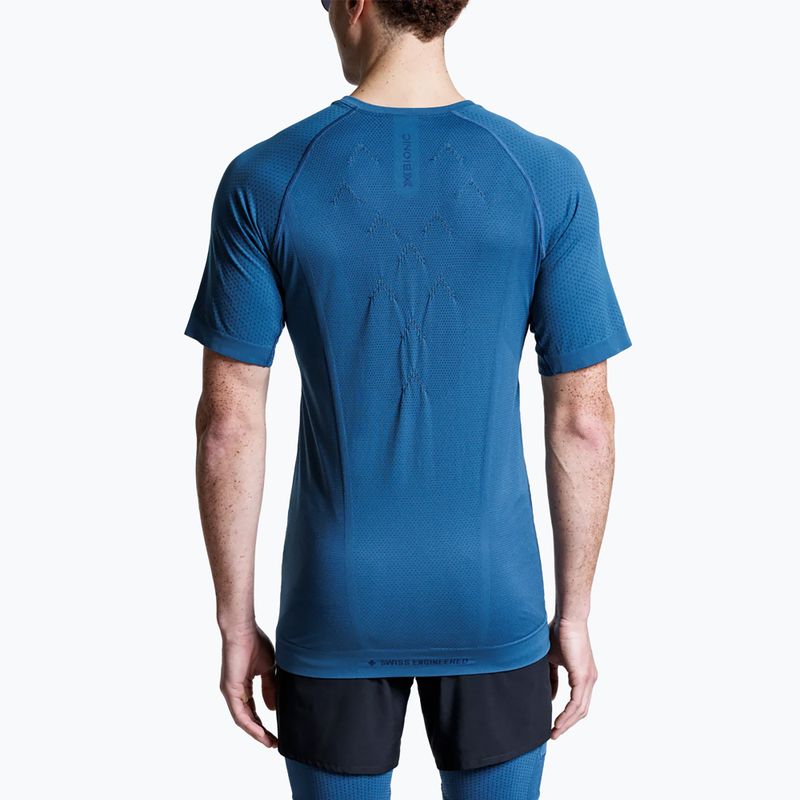 Maglietta da corsa uomo X-Bionic Xceed Run slate blue/marine 3