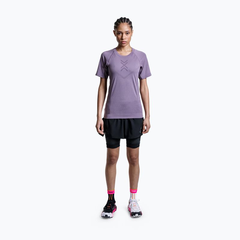 Maglietta da corsa donna X-Bionic Xceed Run dusty lavender/lavender night 2