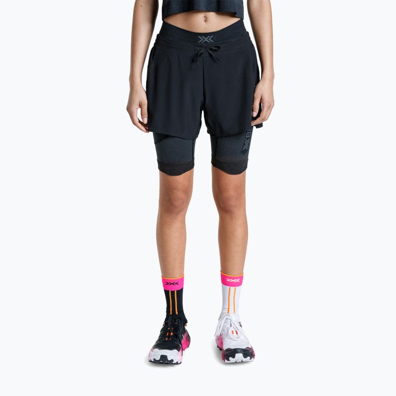 Leggings running donna X-Bionic Xceed Run Tights x black/rhino grey 3