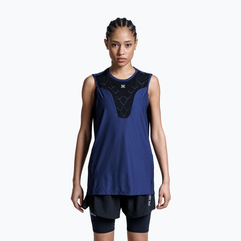Maglia da running X-Bionic Corefusion Run Tank marine 3