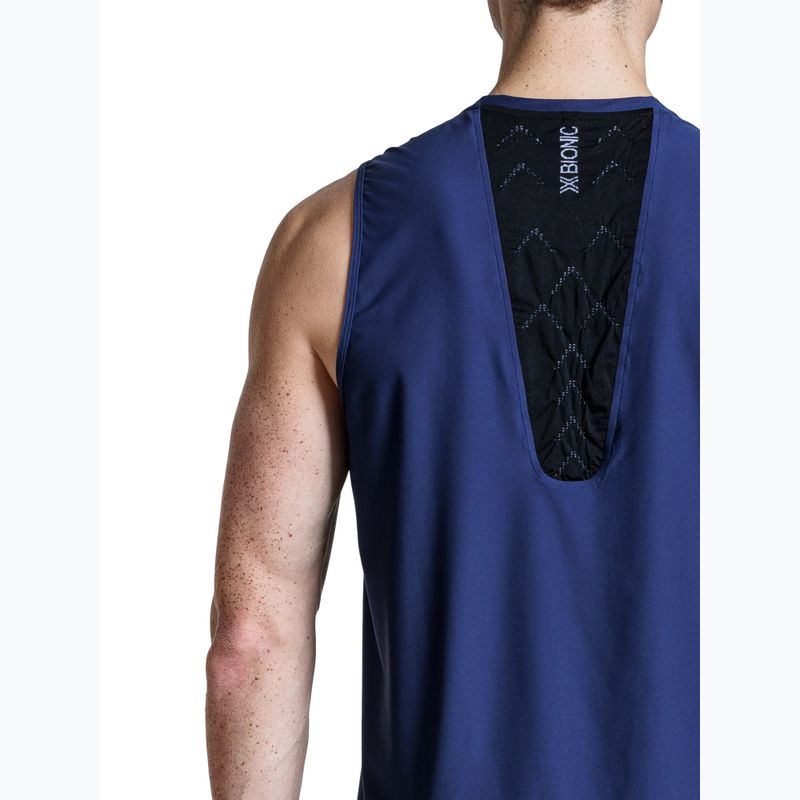 Maglia da running X-Bionic Corefusion Run Tank marine 6