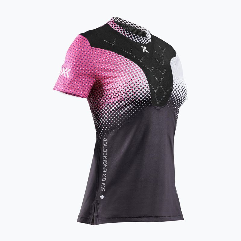 Maglietta da corsa da donna X-Bionic Corefusion Run dot fade/neo pink/white 6