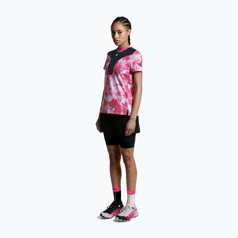 Maglia da running donna X-Bionic Corefusion Run wolfpack/white/neo pink 3