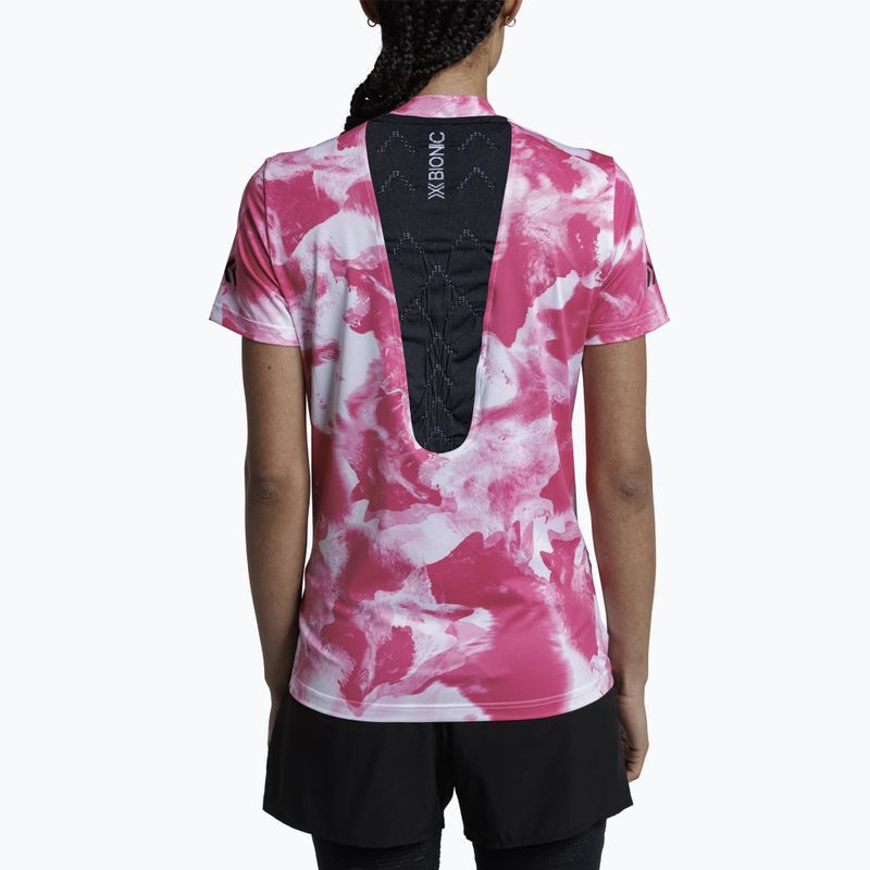 Maglia da running donna X-Bionic Corefusion Run wolfpack/white/neo pink 4