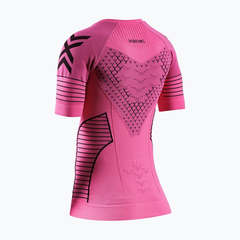 Maglietta da corsa donna X-Bionic Twyce Race neo pink/x black 2