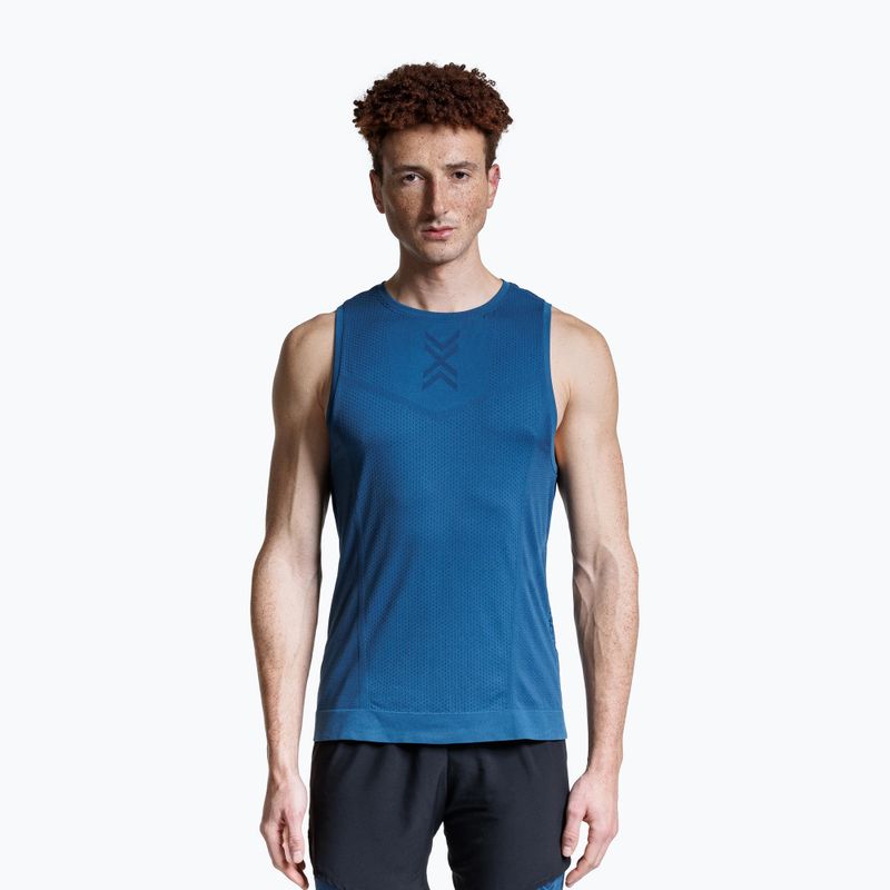Maglietta da corsa uomo X-Bionic Xceed Run slate blue/marine 4
