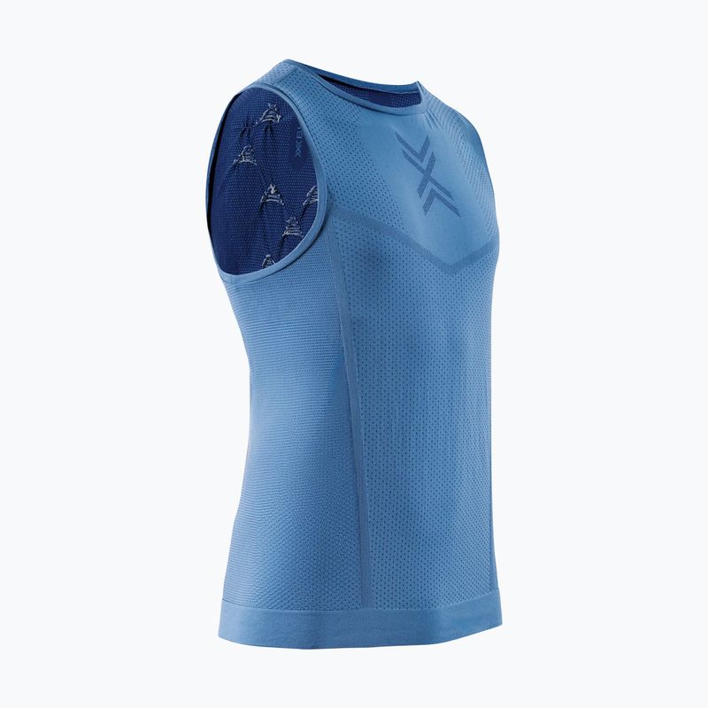 Maglietta da corsa uomo X-Bionic Xceed Run slate blue/marine 7