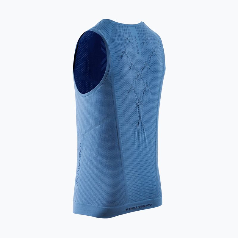 Maglietta da corsa uomo X-Bionic Xceed Run slate blue/marine 8