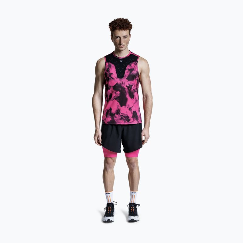 Canotta running X-Bionic Corefusion Run Tank wolfpack/black/neo pink 6