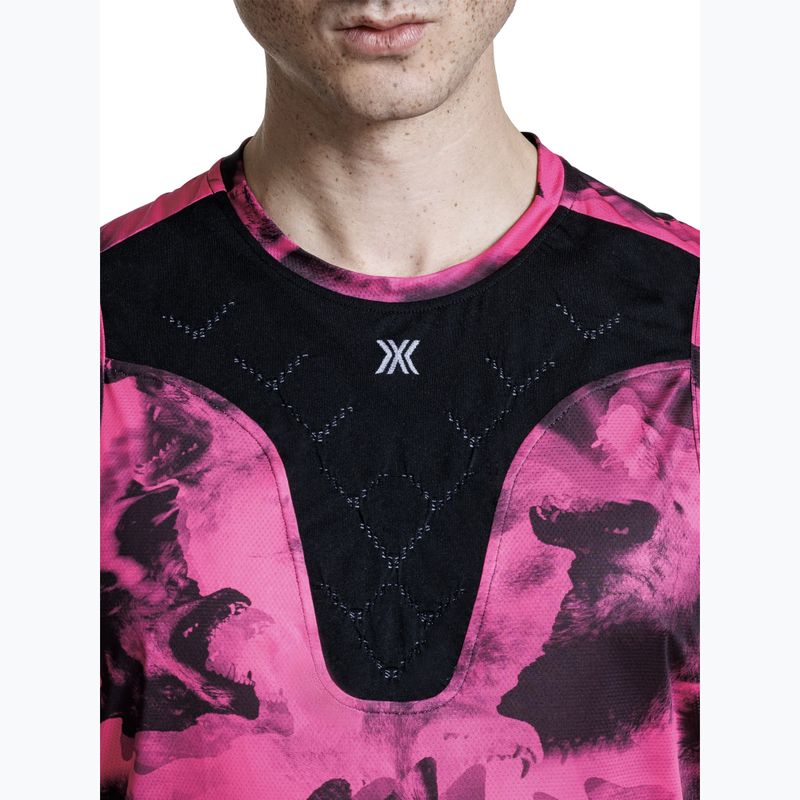 Canotta running X-Bionic Corefusion Run Tank wolfpack/black/neo pink 7