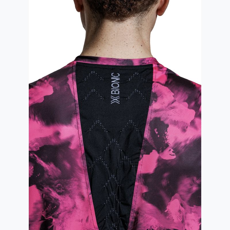 Canotta running X-Bionic Corefusion Run Tank wolfpack/black/neo pink 8