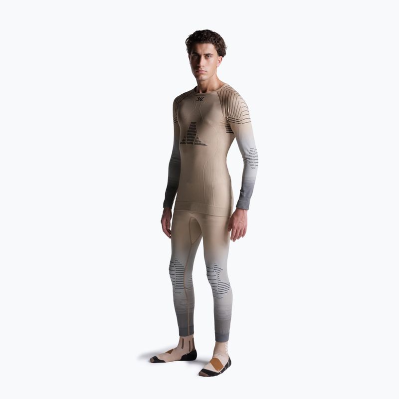 Maglia termica da uomo X-Bionic Invent Fx Shirt sand/light grey/grey 2