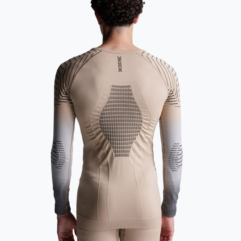 Maglia termica da uomo X-Bionic Invent Fx Shirt sand/light grey/grey 3