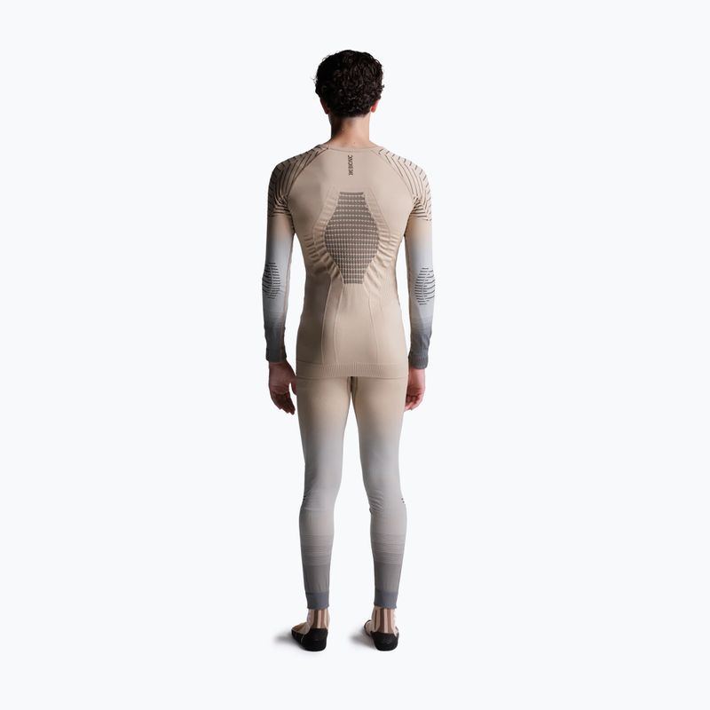 Maglia termica da uomo X-Bionic Invent Fx Shirt sand/light grey/grey 4