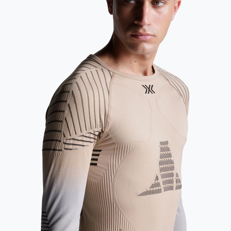Maglia termica da uomo X-Bionic Invent Fx Shirt sand/light grey/grey 5