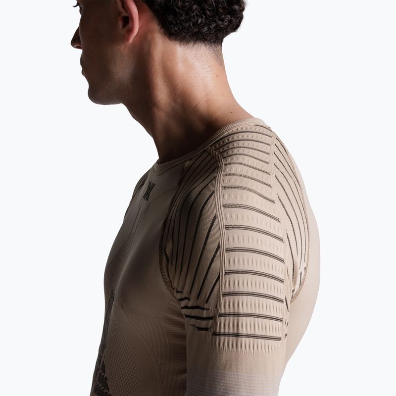 Maglia termica da uomo X-Bionic Invent Fx Shirt sand/light grey/grey 6