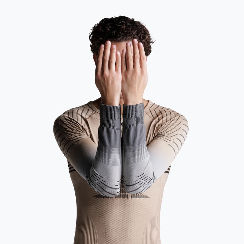 Maglia termica da uomo X-Bionic Invent Fx Shirt sand/light grey/grey 9