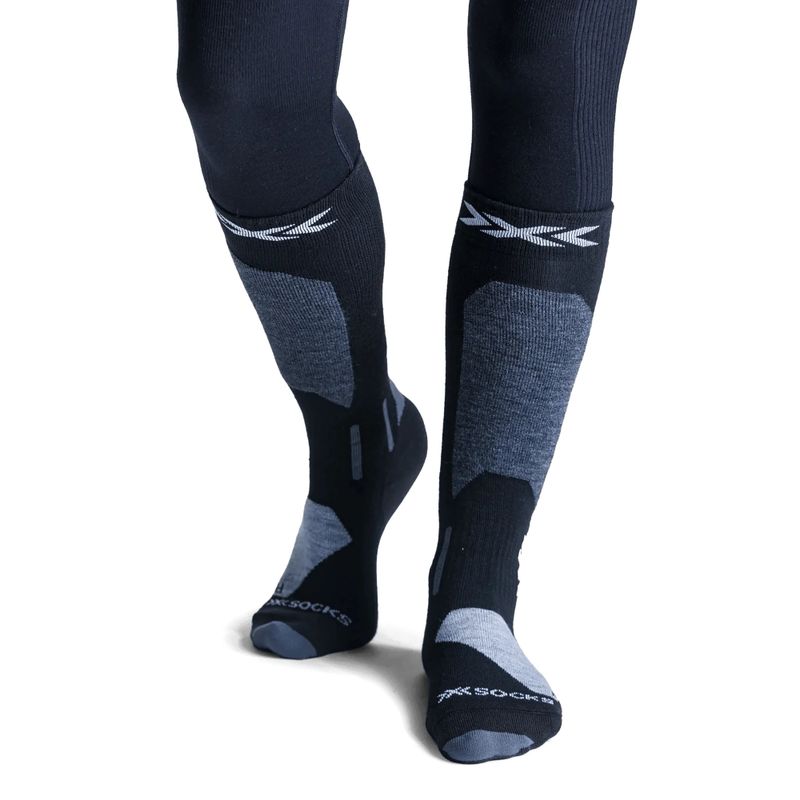 Calze da sci bambini X-Socks Ski Discover Otc x black/light grey 3