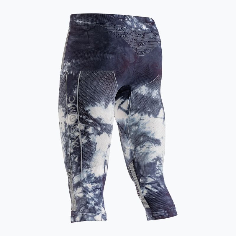 Pantaloni termici X-Bionic Energy Accumulator Wild 3/4 tiedye x black/fluo pink 8