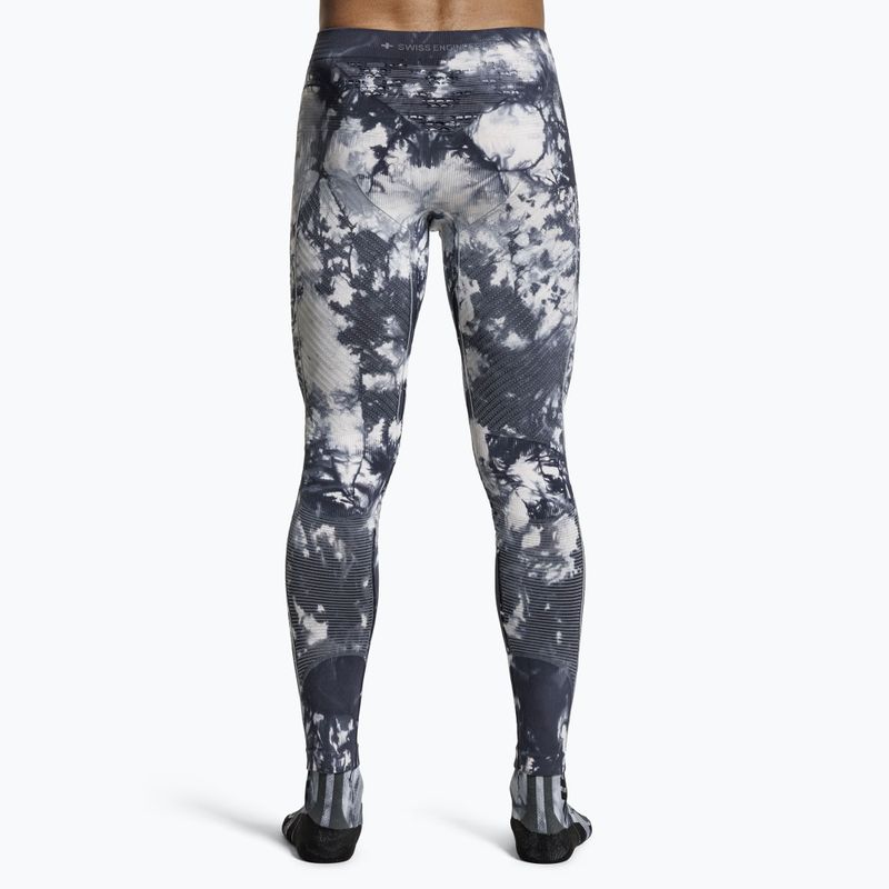 Pantaloni termici X-Bionic Energy Accumulator Wild tiedye x black/fluo pink 2