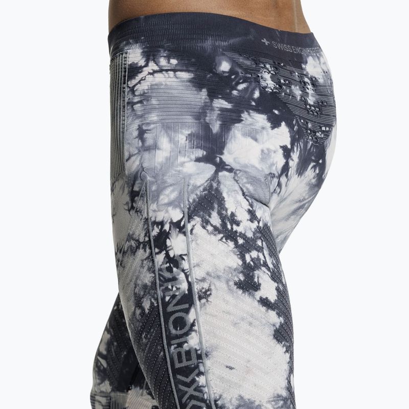 Pantaloni termici X-Bionic Energy Accumulator Wild tiedye x black/fluo pink 4