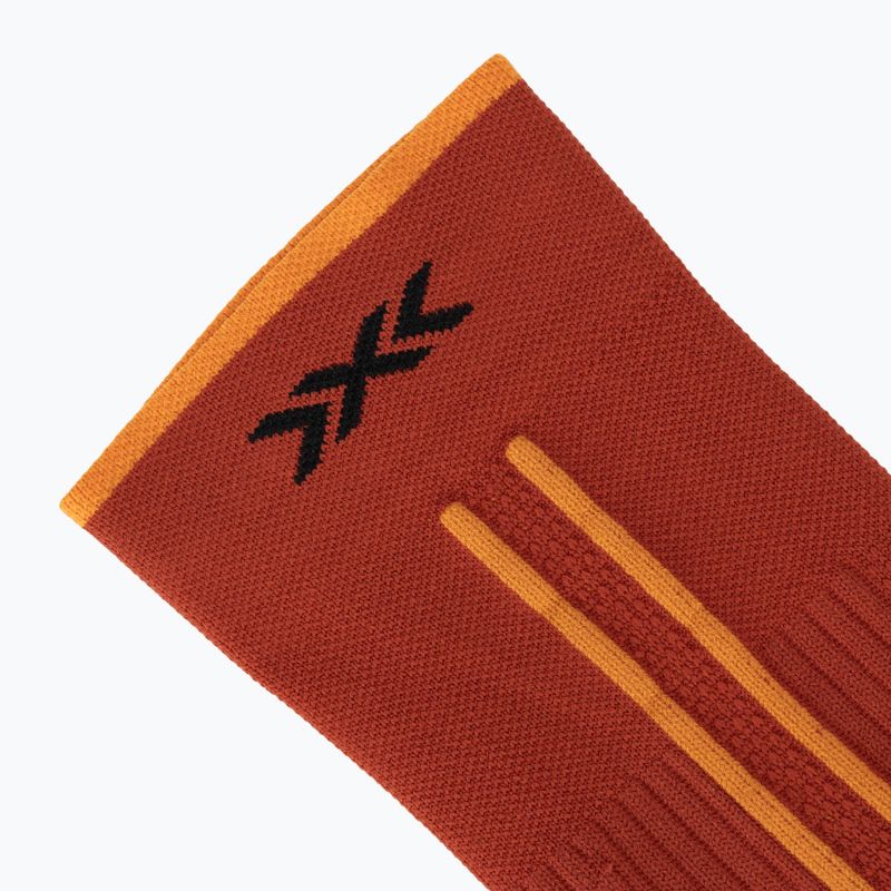 Calzini X-Socks Trailrun Terraskin Expert Crew burnt red/orange 3
