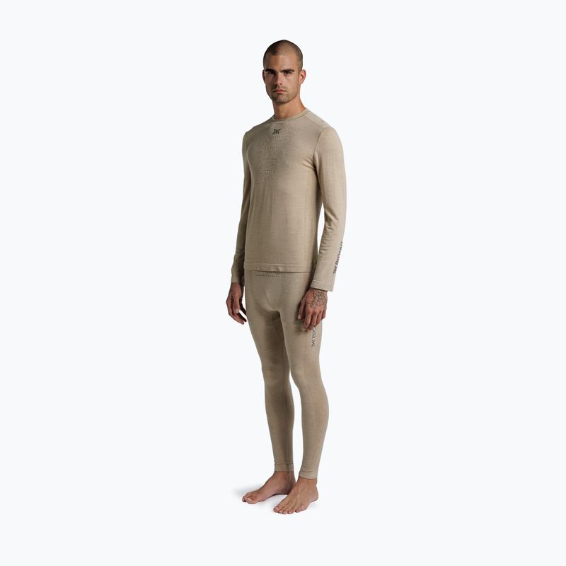 Maglia termica a maniche lunghe da uomo  X-Bionic Mightywool sand 2
