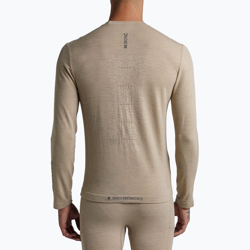 Maglia termica a maniche lunghe da uomo  X-Bionic Mightywool sand 3