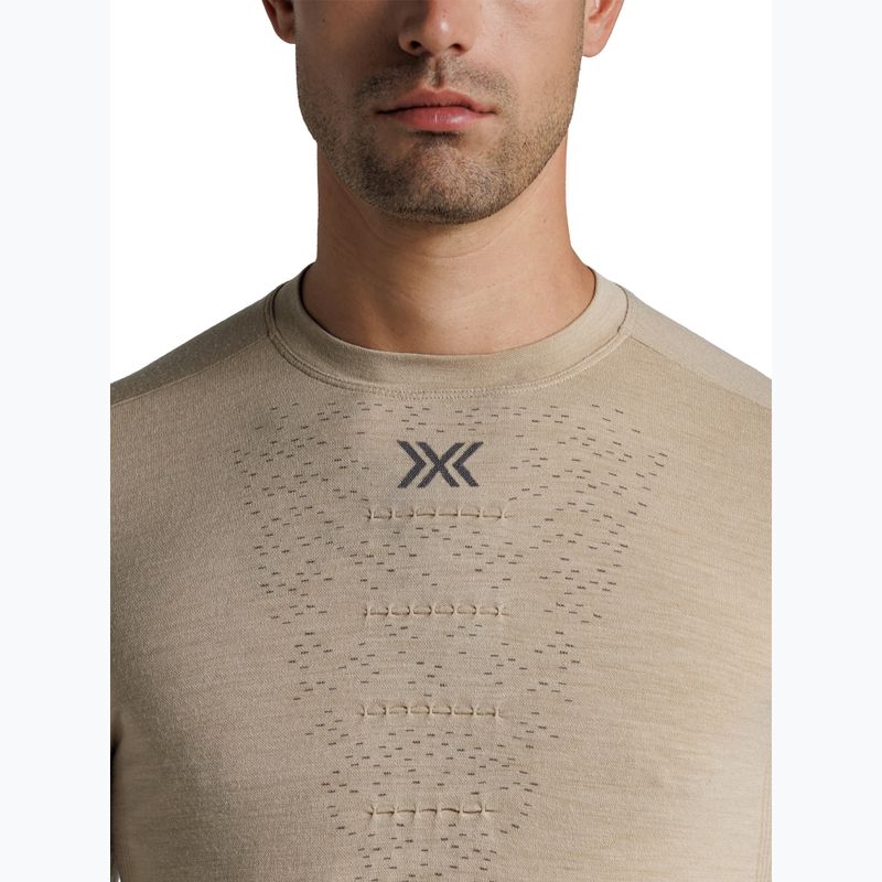 Maglia termica a maniche lunghe da uomo  X-Bionic Mightywool sand 6