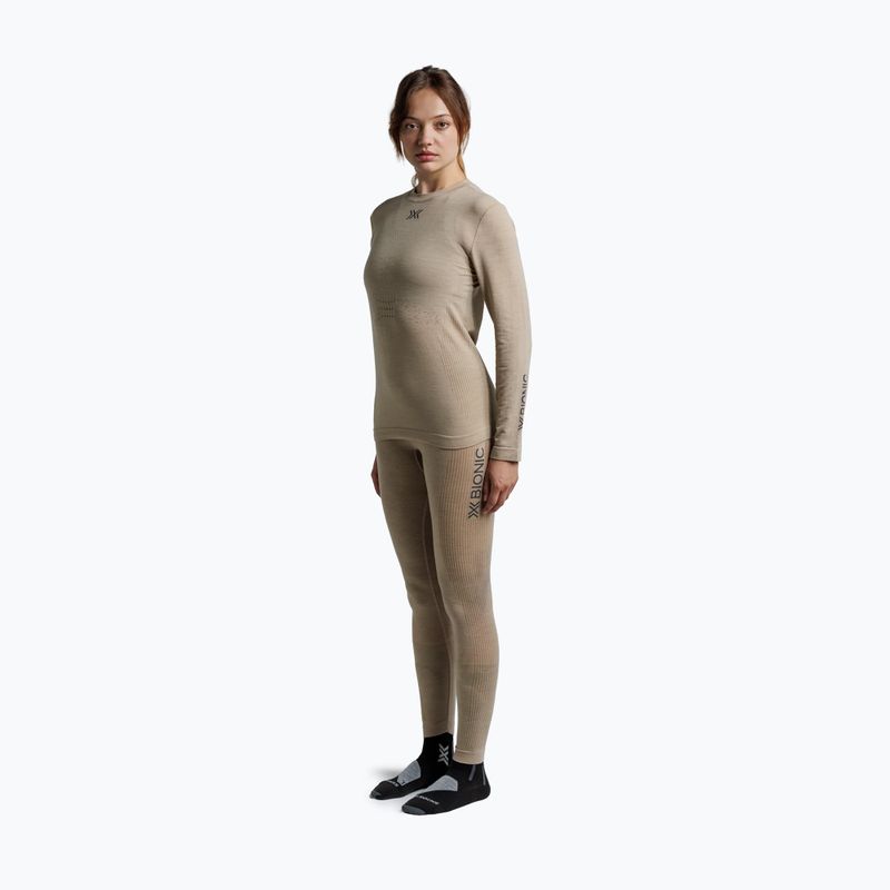 Maglia termica da donna X-Bionic Mightywool sand 2