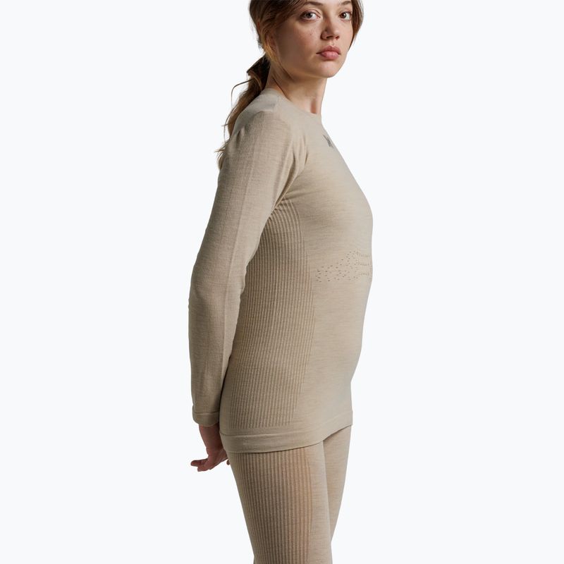 Maglia termica a maniche lunghe da donna  X-Bionic Mightywool sand 5