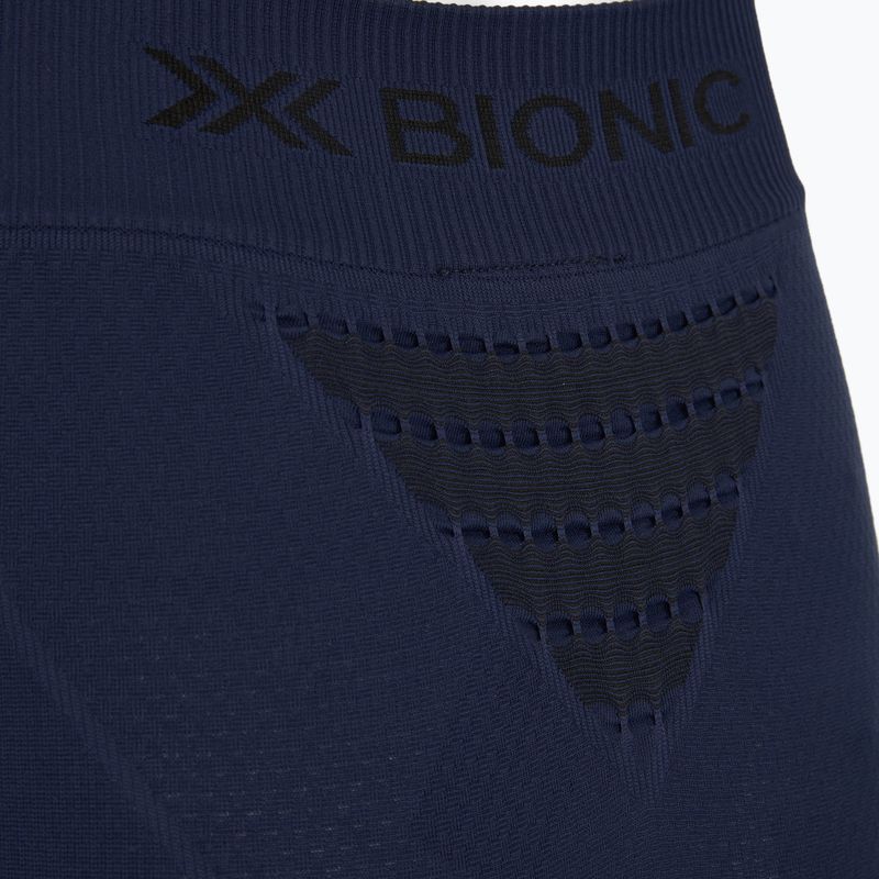 Pantaloni termici da donna X-Bionic Invent Graphics 3/4 marine/grey/light grey 5