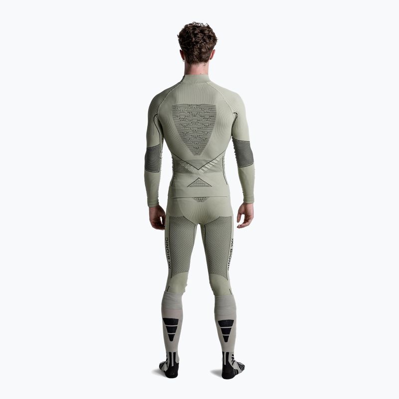 Felpa termica uomo X-Bionic Accumulator 4.0  tea grey/black 3