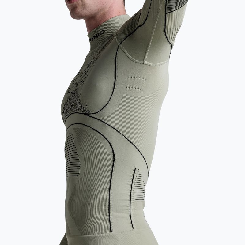 Felpa termica uomo X-Bionic Accumulator 4.0  tea grey/black 5