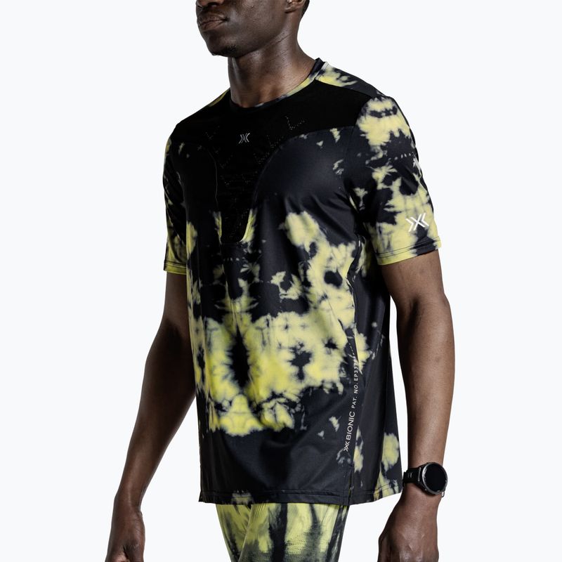 Maglia running uomo X-Bionic Corefusion Run tie dye electric energy 4
