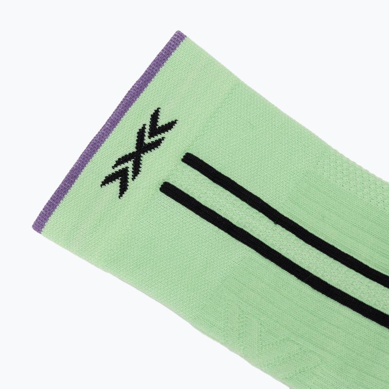 Calzini X-Socks Trailrun Terraskin Expert Crew digital lime/x black 3