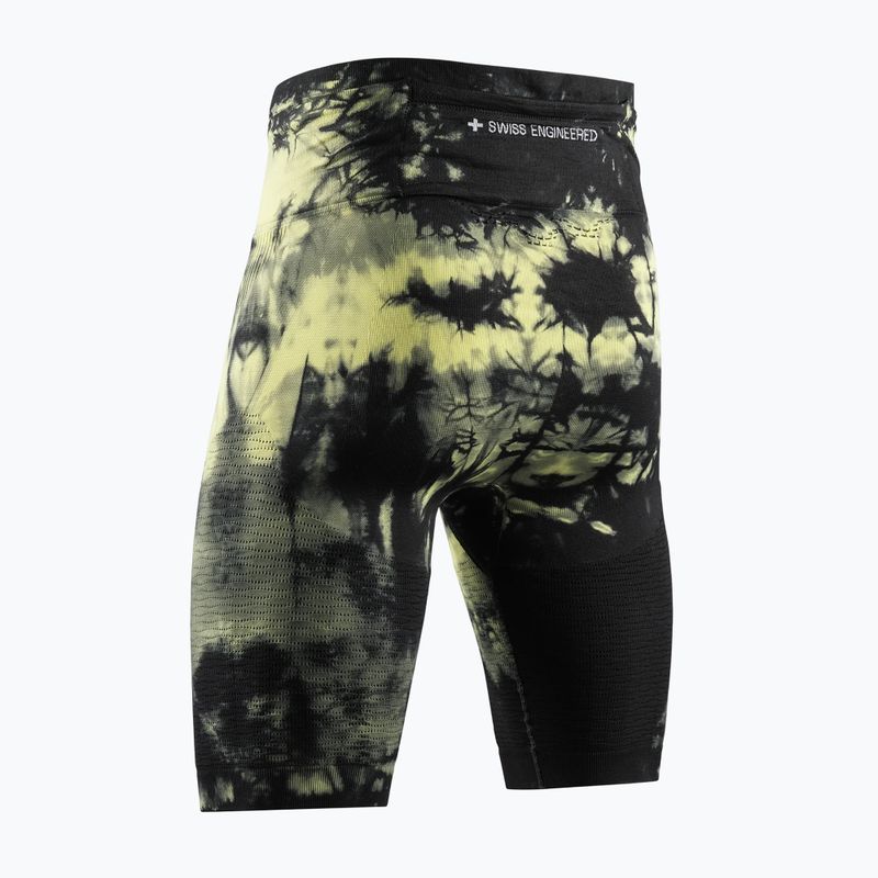 Pantaloncini da corsa uomo X-Bionic Efektor Tights tie dye electric energy 8