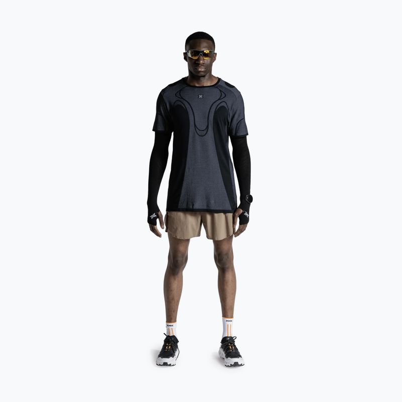 Pantaloncini da running uomo X-Bionic Corefusion Run Perform dark sand 2