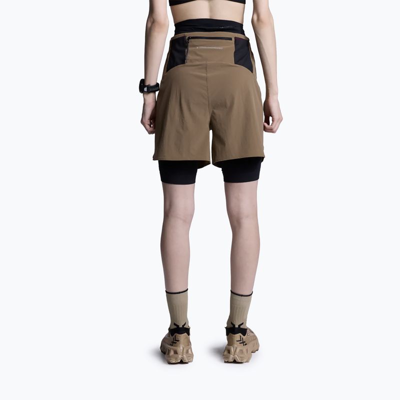 Pantaloncini da corsa X-Bionic Corefusion Run Perform dark sand 3