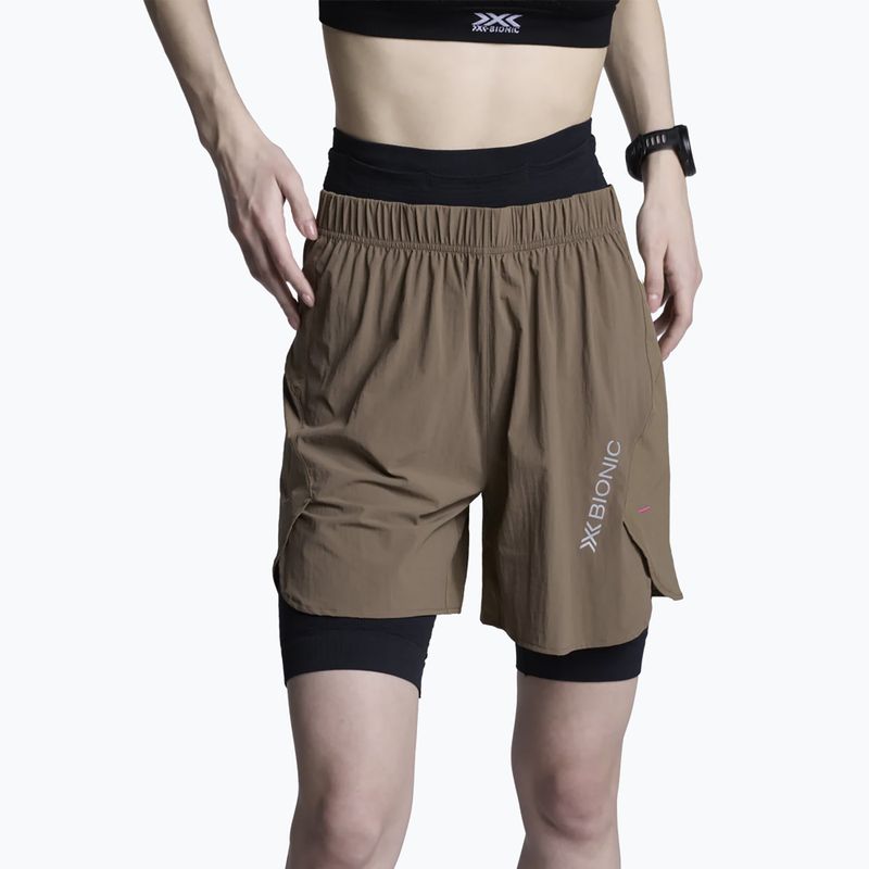 Pantaloncini da corsa X-Bionic Corefusion Run Perform dark sand 4